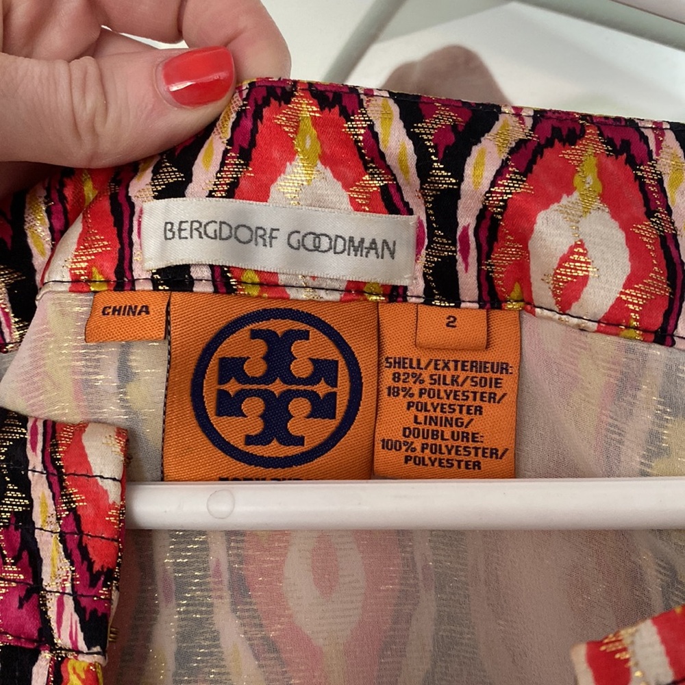 Tory Burch printed silk tunic - Picture 2 of 4